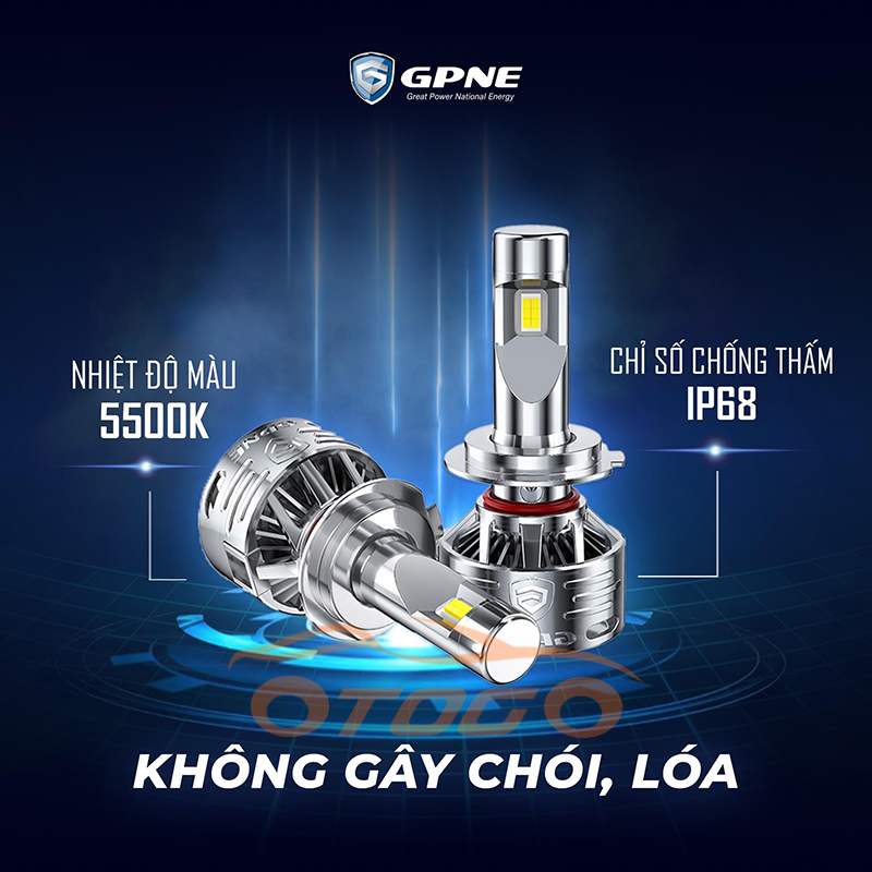 Bộ Đèn Led Tăng Sáng GPNE R6 80W Chân HB4-9006 Chính Hãng , Cho Xe Con Và Xe Tải