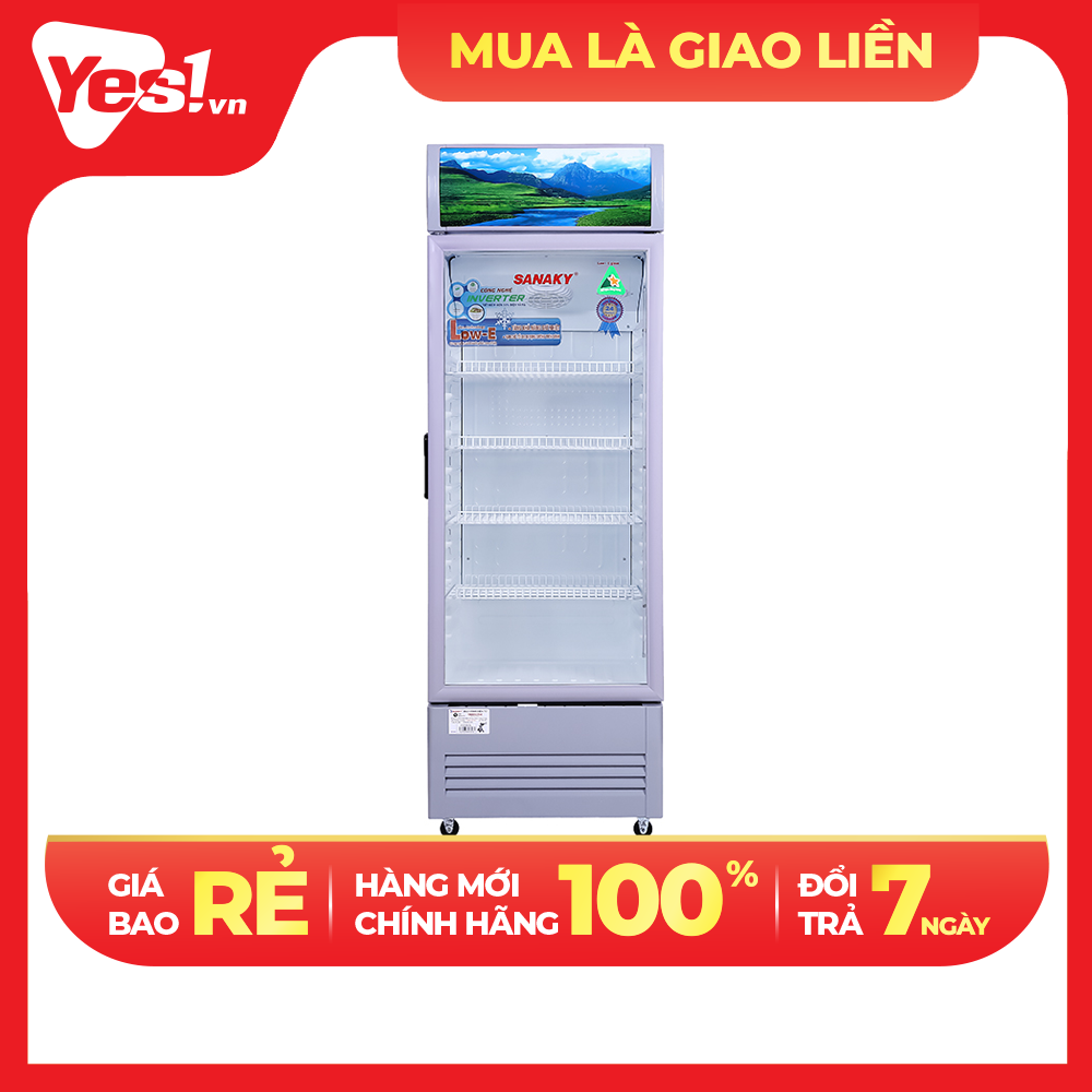 Tủ mát Inverter Sanaky VH-358K3L 350 lít - Hàng Chính Hãng - Chỉ Giao Hồ Chí Minh