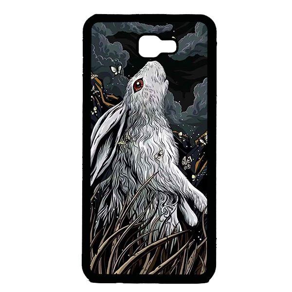 Ốp in cho Samsung Galaxy J7 Prime Thỏ Trắng - Hàng chính hãng