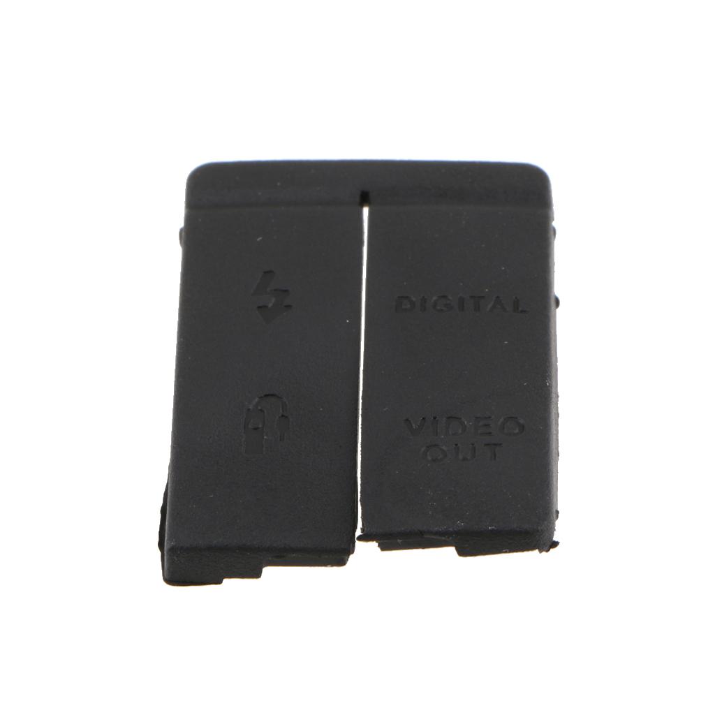 2xUSB HDMI Rubber Dust Door Cover Lid Cap Replacement For Canon EOS 5D Cameras