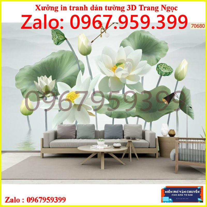 Tranh dán tường 3D, phòng khách, phòng ngủ Zalo 0967959399