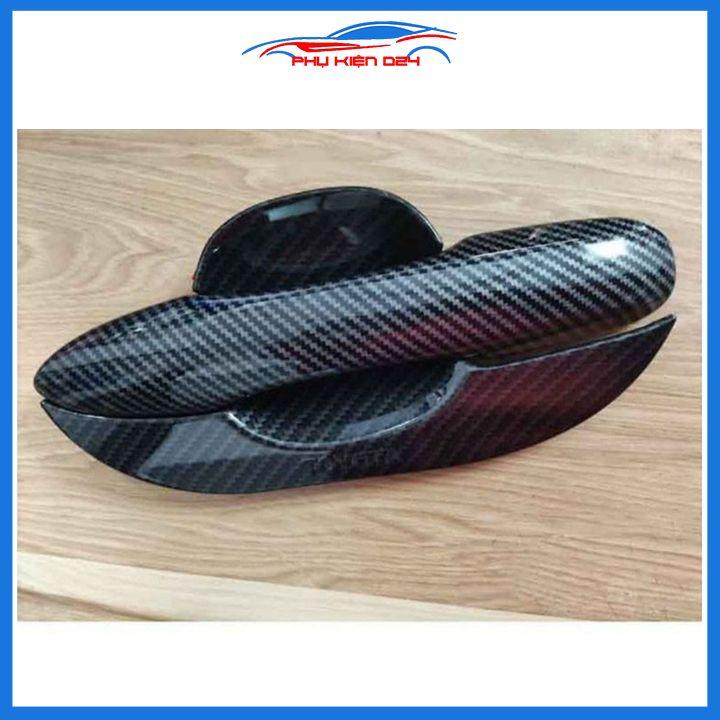 Ốp tay hõm Corolla Cross 2020-2021-2022 vân cacbon, mạ crom chống trầy bảo vệ cửa xe ô tô
