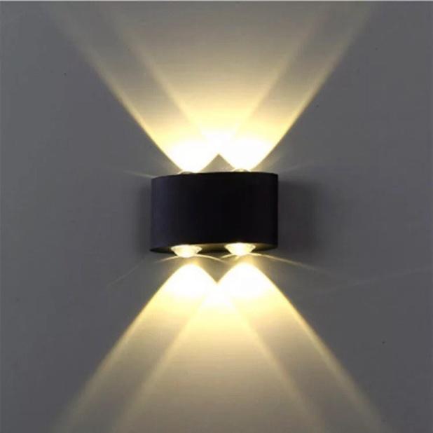 Đèn Treo Tường - Đèn Tường 2 đầu 6w chống thấm nước TN188 - Decor lighting DT