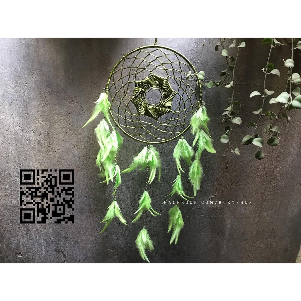 DREAMCATCHER- vòng đuổi bắt giấc mơ loại lớn - XANH LÁ NHẠT