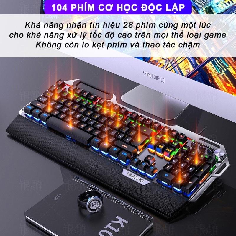 Combo bàn phím cơ và chuột gaming Coputa bàn phím máy tính chuột chơi game K100 và G15