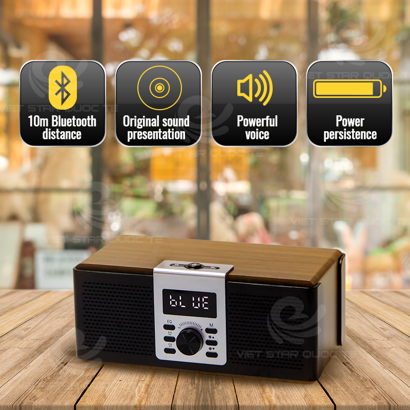 Loa Bluetooth Vi Tính Việt Star Quốc Tế VS3 - Hàng Chính Hãng