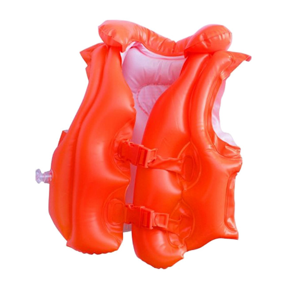 Áo phao tập bơi  Yesure Intex Step 2 tiện dụng dành cho bé 3-6 tuổi(<30 kg), chất liệu nhựa PVC màu cam bắt mắt an toàn cho bé, không thấm nước, dễ dàng vệ sinh - Hàng Chính Hãng Tặng kèm bịt tai Silicon chống nước