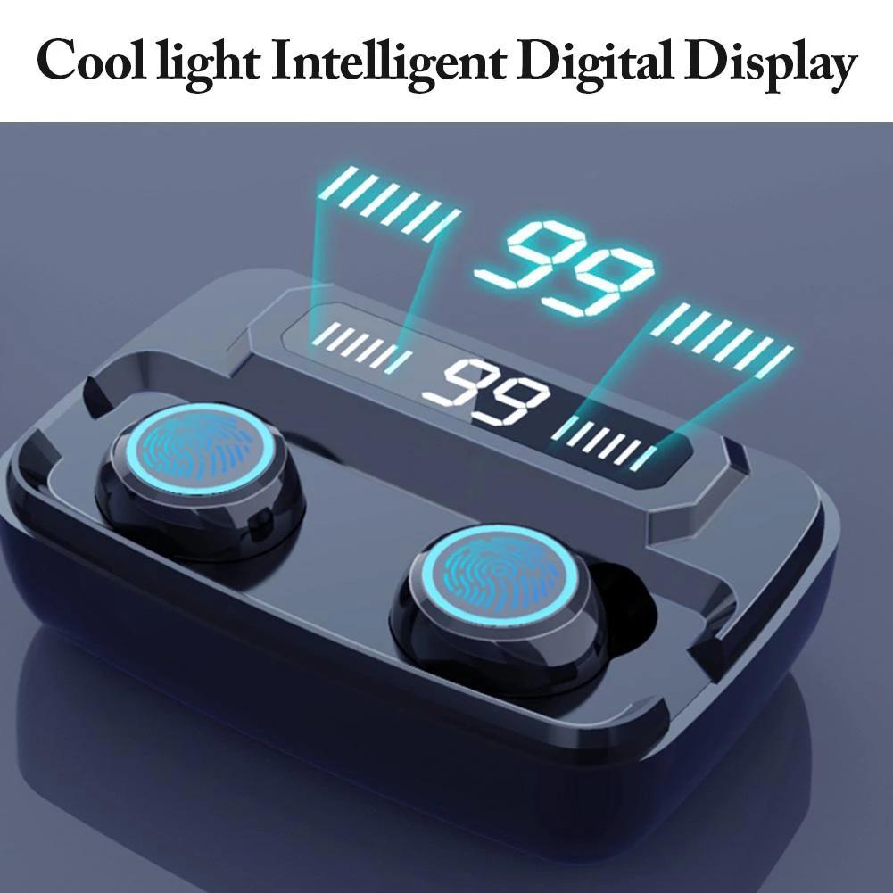 M11 Bluetooth 5.0 TWS Tai Nghe Không Dây Loại Bỏ Tiếng Ồn Tai Nghe Chống Nước Tai Nghe Nhét Tai Cảm Ứng Điều Khiển Tai Nghe Dành Cho Điện Thoại Thông Minh