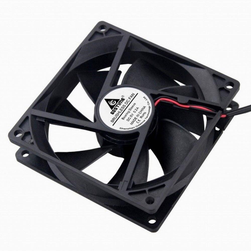 1 Pieces Gdstime 1V USB Connector 91x91x11mm 9cm Brushless DC CPU Computer Case Cooling Cooler Fan 91mm x 11mm 90mm 9111s