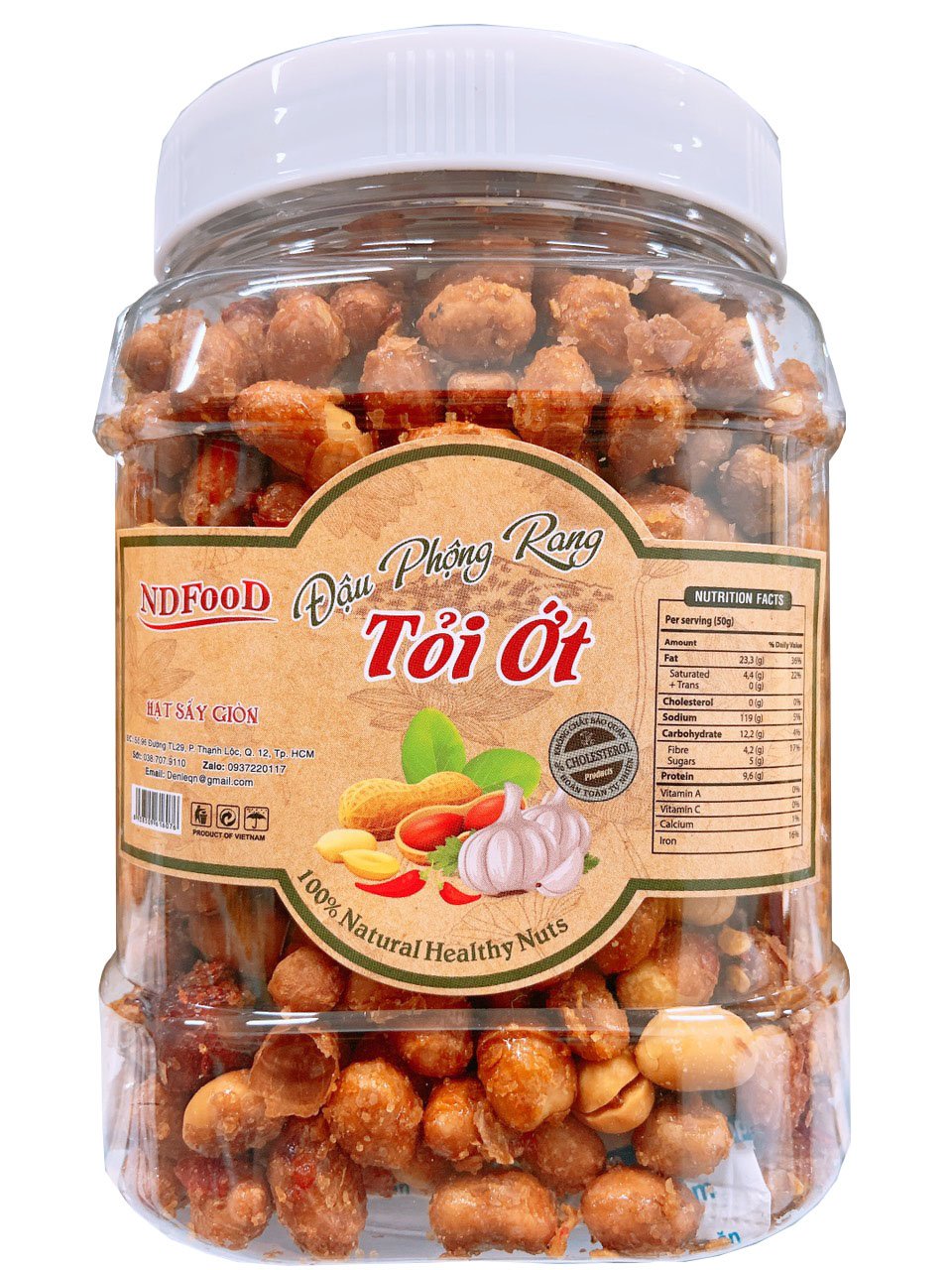 HẠT ĐIỀU RANG MUỐI A CỒ CHẤT LƯỢNG TÂN LỘC PHÁT - 250G