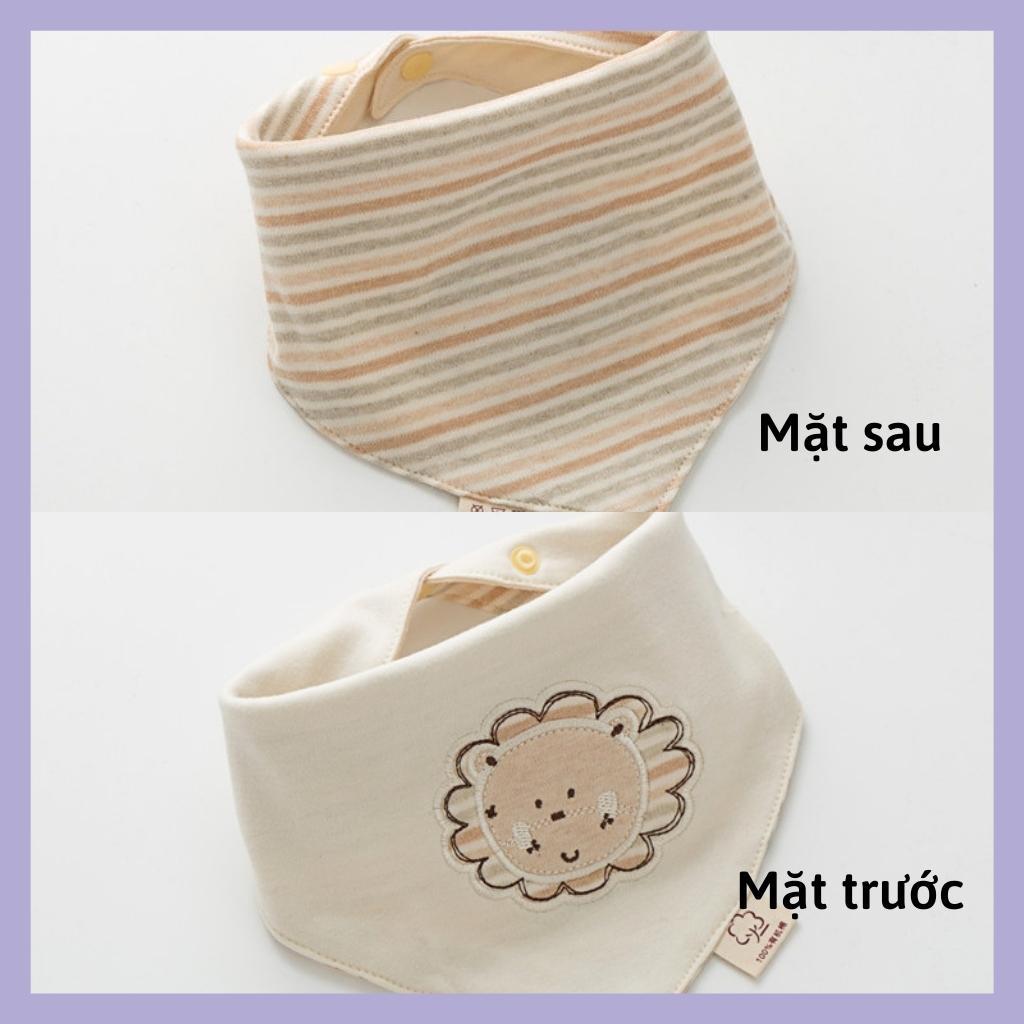 Khăn yếm tam giác cho bé quàng cổ yếm dãi trẻ em sơ sinh ăn dặm cotton