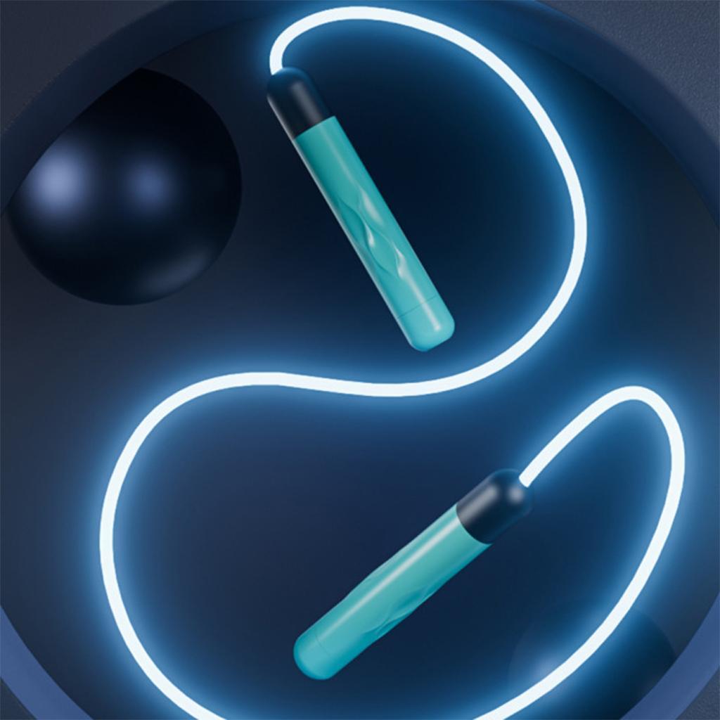 2x Glowing Skipping Rope Children Students Fitness Exercise Jump Ropes