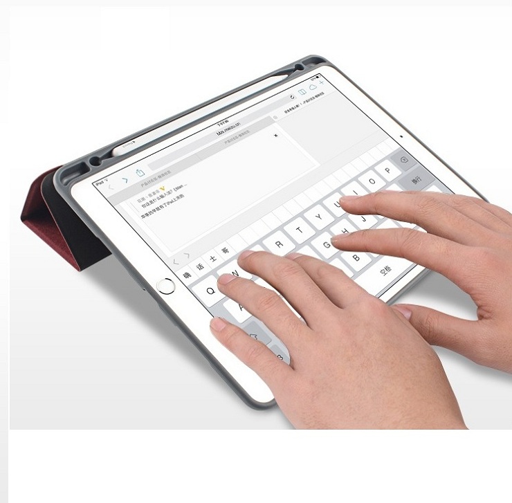 Bao da Mutural Tailor dựng đứng có khay bút dành cho iPad Mini 5 - Hàng chính Hãng