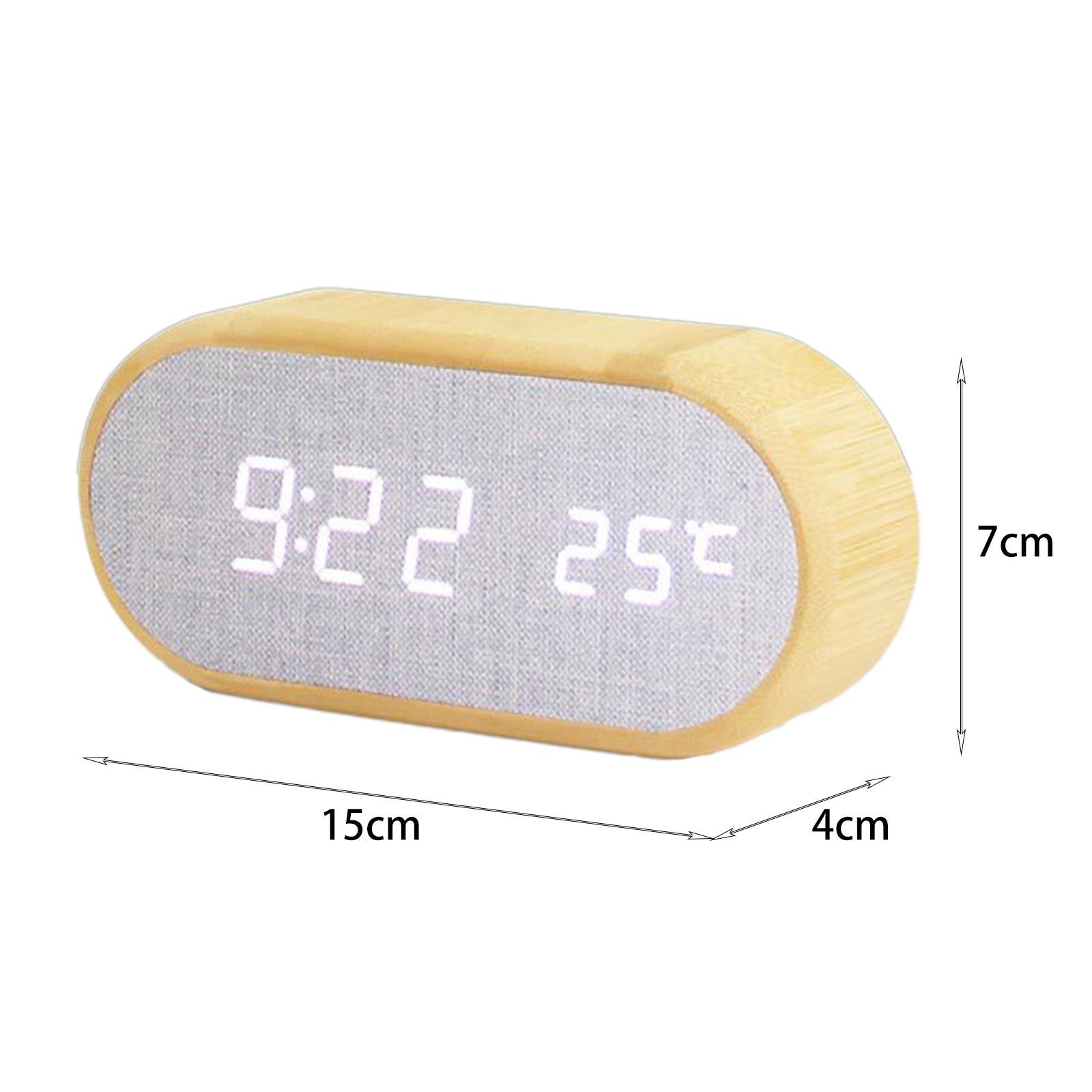 Sound Control Electronic  Clock Snooze Desktop Clock Multifunctional