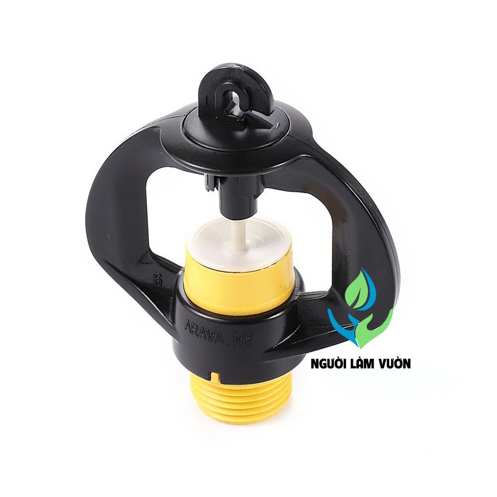 Béc tưới xòe phun mưa hạt nhỏ chân ren 17mm  ứng dụng tưới công viên, cảnh quan, sân vườn, cây cảnh