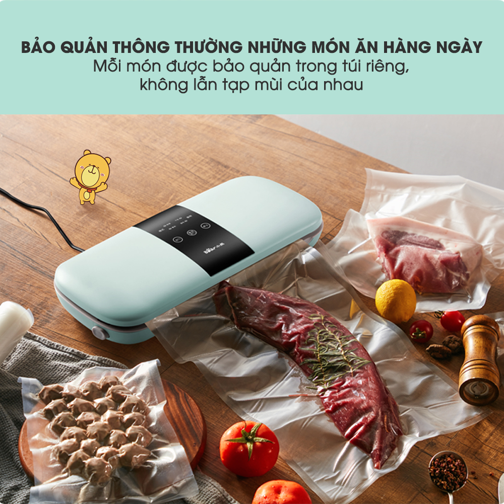 Máy Hút Chân Không cao cấp Bear FKJ-B01B1 - Hàng Chính Hãng (Giao màu ngẫu nhiên)