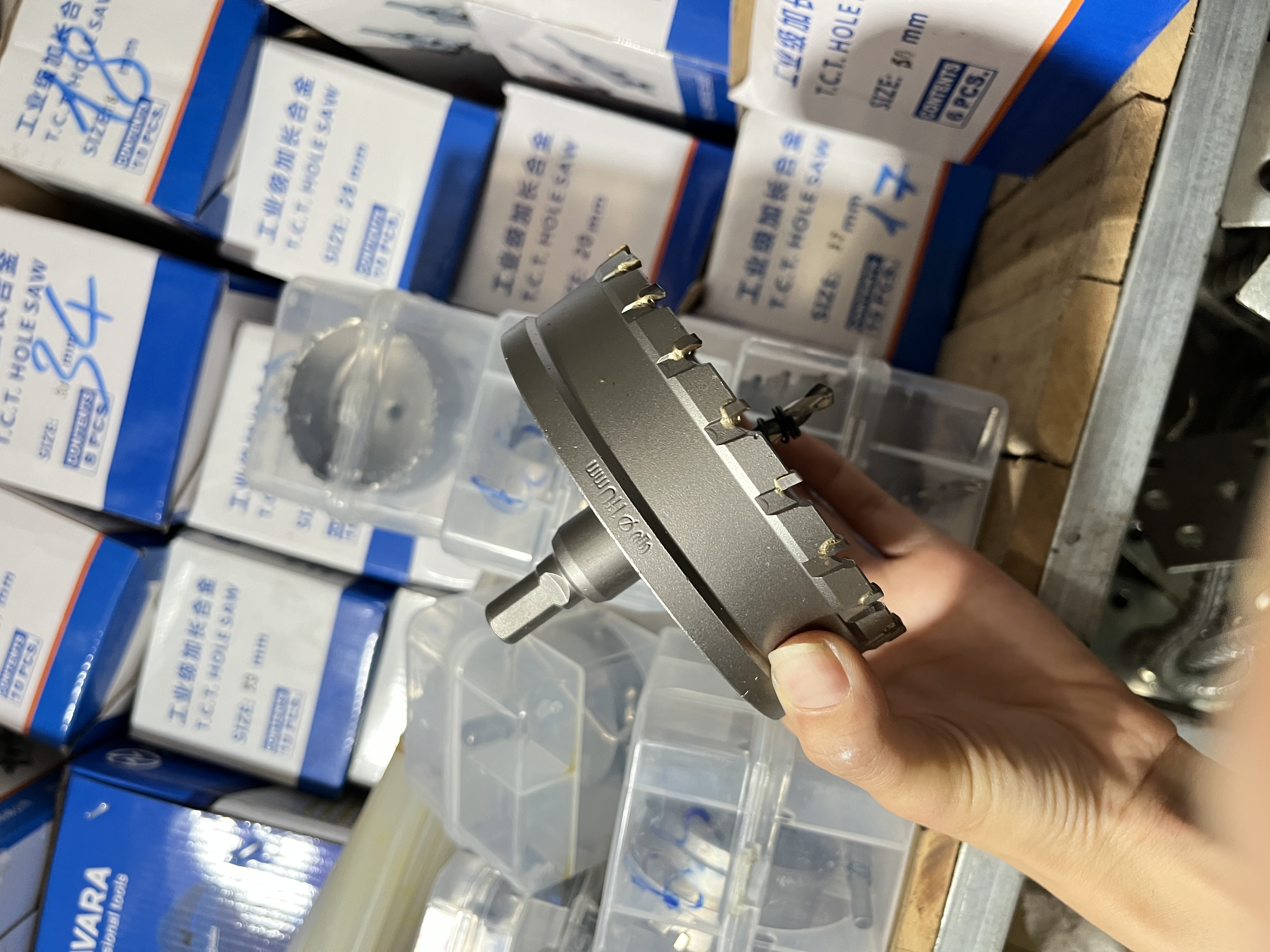 Mũi khoét sắt thép inox 110mm