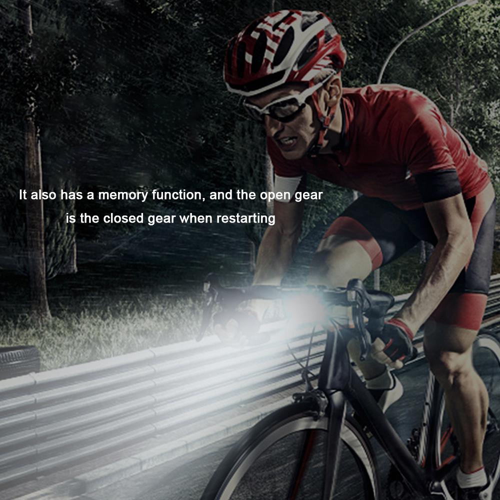 USB Rechargeable Bicycle Front Light and Rear Light Set Bike Warning Red Light Bike Tail Light Bike Front Lamp Waterproof Safety Night Cycling Accessories Kit