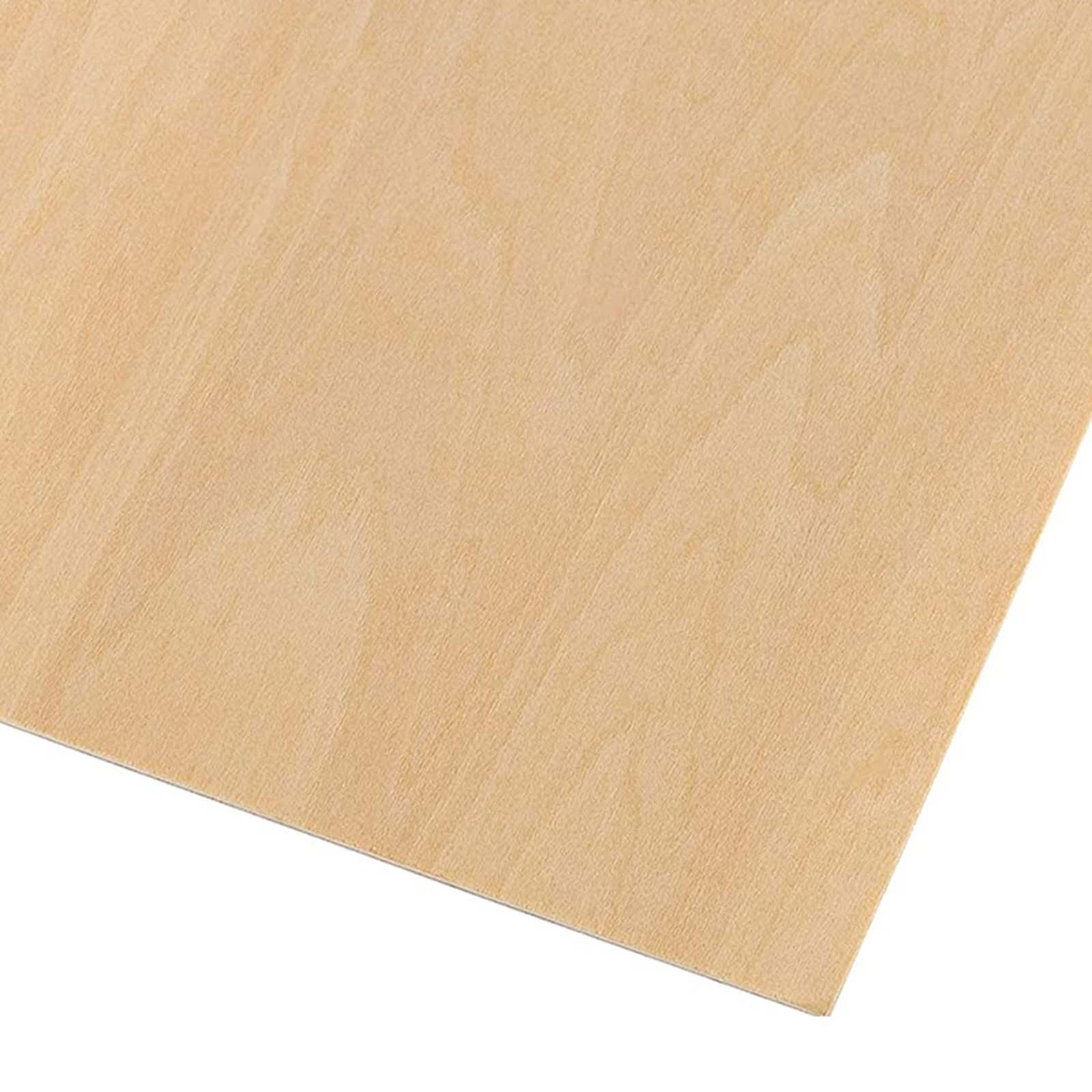 8x Unfinished Wooden Board, Wood Sheets Board, Thin Plywood Board, Wood Boards for Miniature Aircraft Mini House, DIY Project Making Plane Model