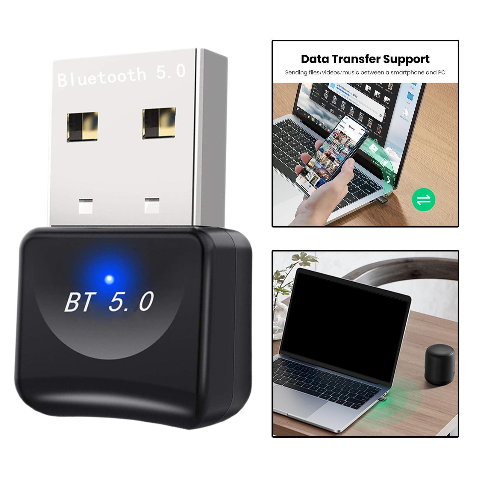Bluetooth Adapter Plug and Play Audio Receiver for Headphones Computer