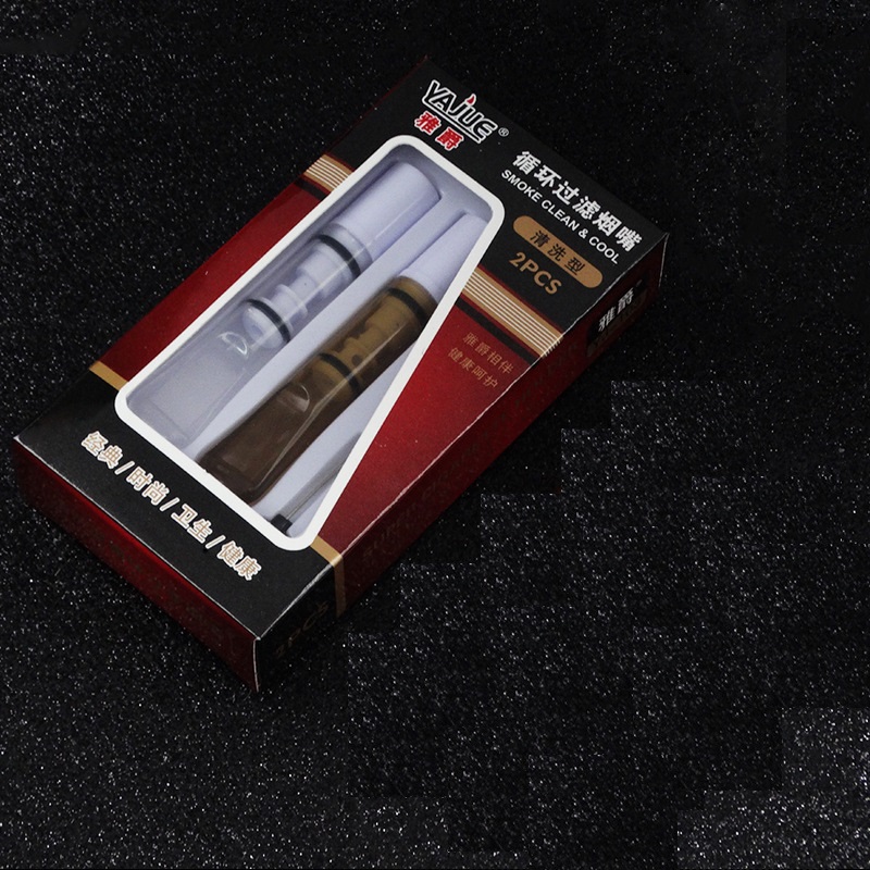 Bộ 3 món gồm 2 tẩu thuốc nhựa dẻo gắn điếu bảo vệ sức khỏe và 1 diêm xăngShop Thành Nhi CB005