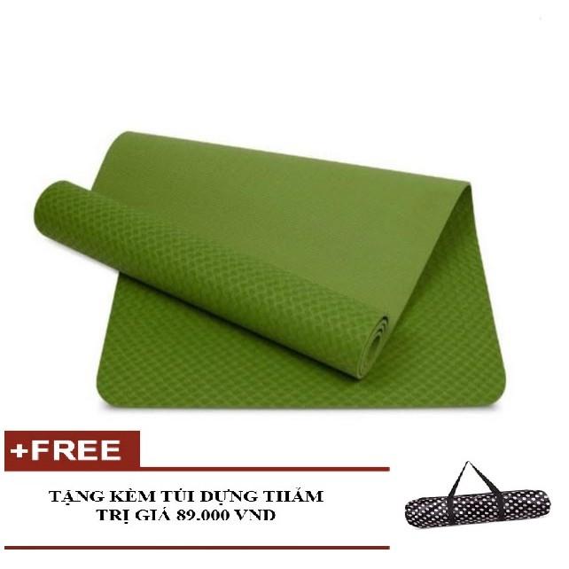 Thảm tập Yoga Sportslink Zera TPE 1 lớp 6mm (Việt Nam Sản Xuất)