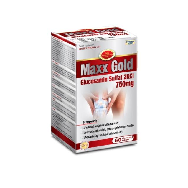 XƯƠNG KHỚP MAXX GOLD HỘP 60 VIÊN - Rostex- Tủ Thuốc Bảo Châu