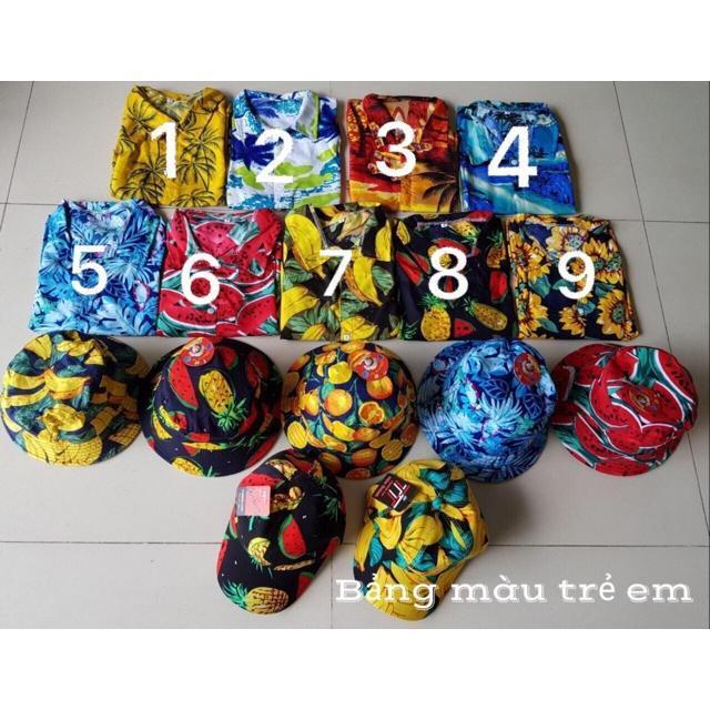 Bộ quần áo trái cây mùa hè cho bé