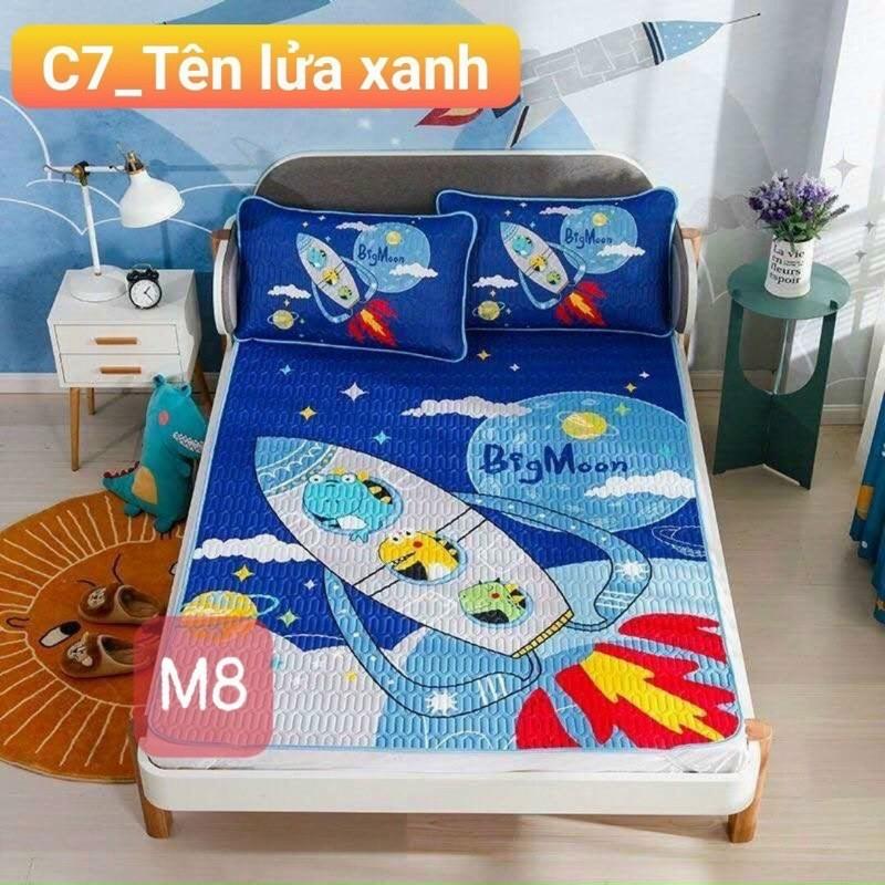 Chiếu Điều Hoà Tencel 6D Hàng Nhập Khẩu Cao Cấp 3 Món Mẫu Bé Trai Và Bé Gái