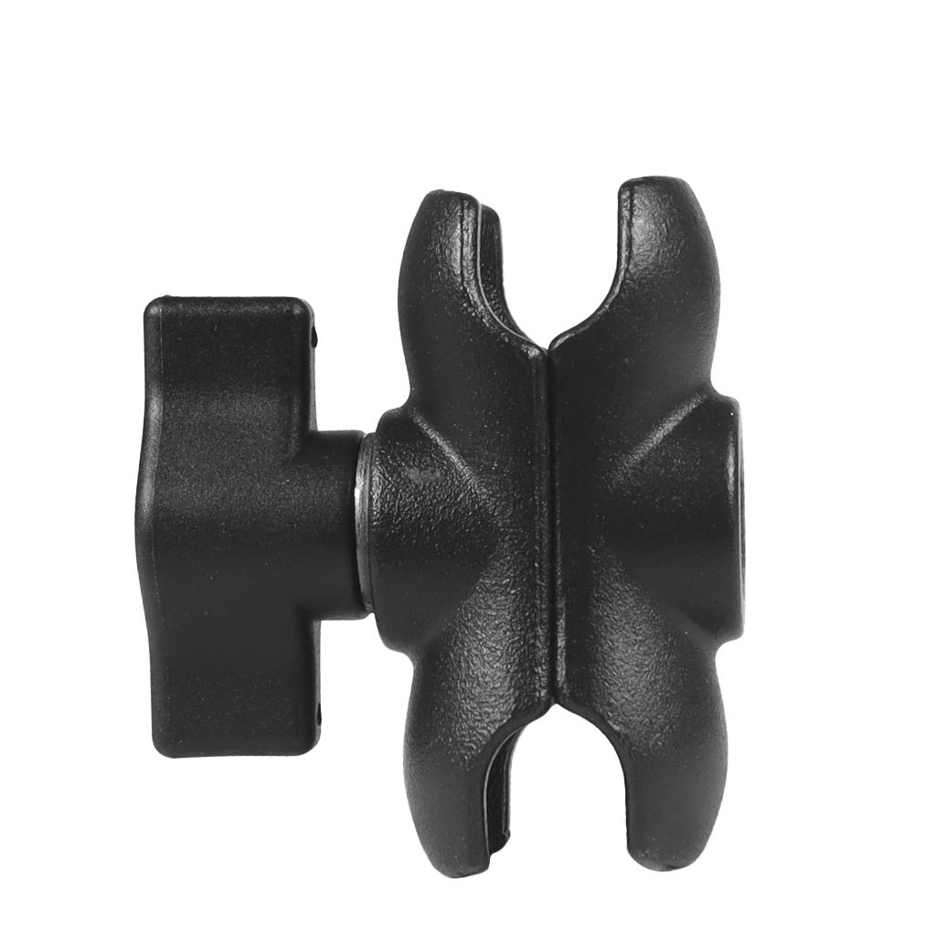 Cánh tay ổ cắm đôi hợp kim bằng nhôm cho kẹp đầu bóng 25 mm/1 inch.