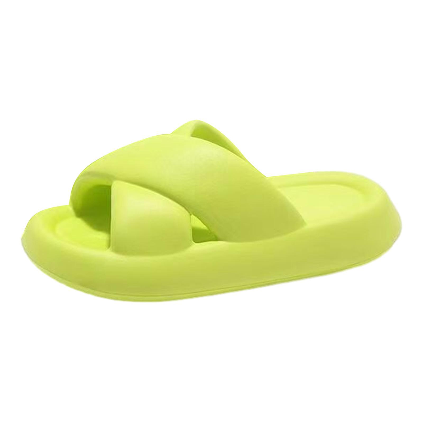 Pillow Slippers Open Toe Super Soft Slippers for Home Indoor Bathroom Unisex