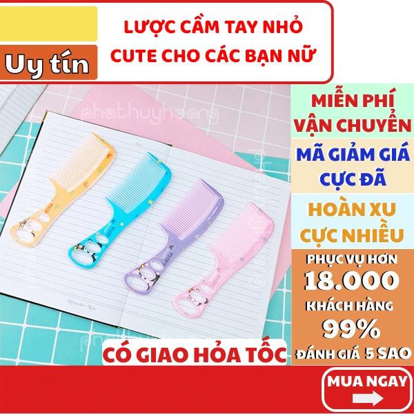 Lược cầm tay họa tiết đáng yêu mẫu nhỏ