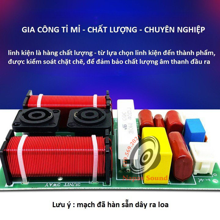 BỘ MẠCH PHÂN TẦN SRX700 ĐA NĂNG CÓ CHỈNH BASS TRÉP - LIỀN HẬU CÓ DÂY - LOẠI CÔNG SUẤT LỚN