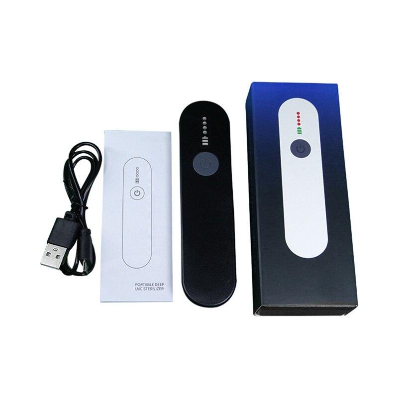 Đèn LED di động USB UV UVC Đèn khử trùng cầm tay Đèn diệt khuẩn cầm tay Đèn diệt khuẩn UV thông minh Gậy chống vi-rút