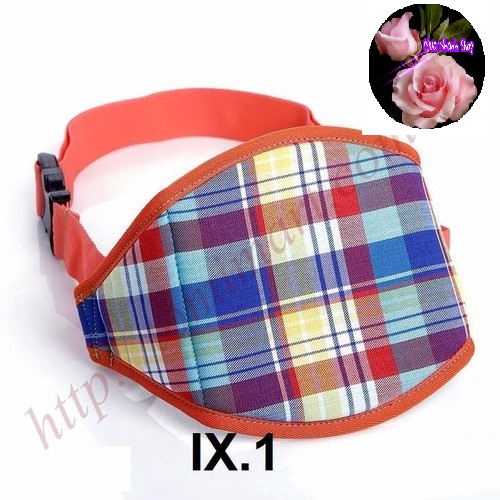 Đai an toàn Cho Bé Đi Xe Máy nịt ngang eo 28x20cm giao màu ngẫu nhiên theo bé trai hay gái