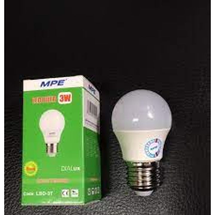 Led bulb 3w MPE - Hàng chính hãng