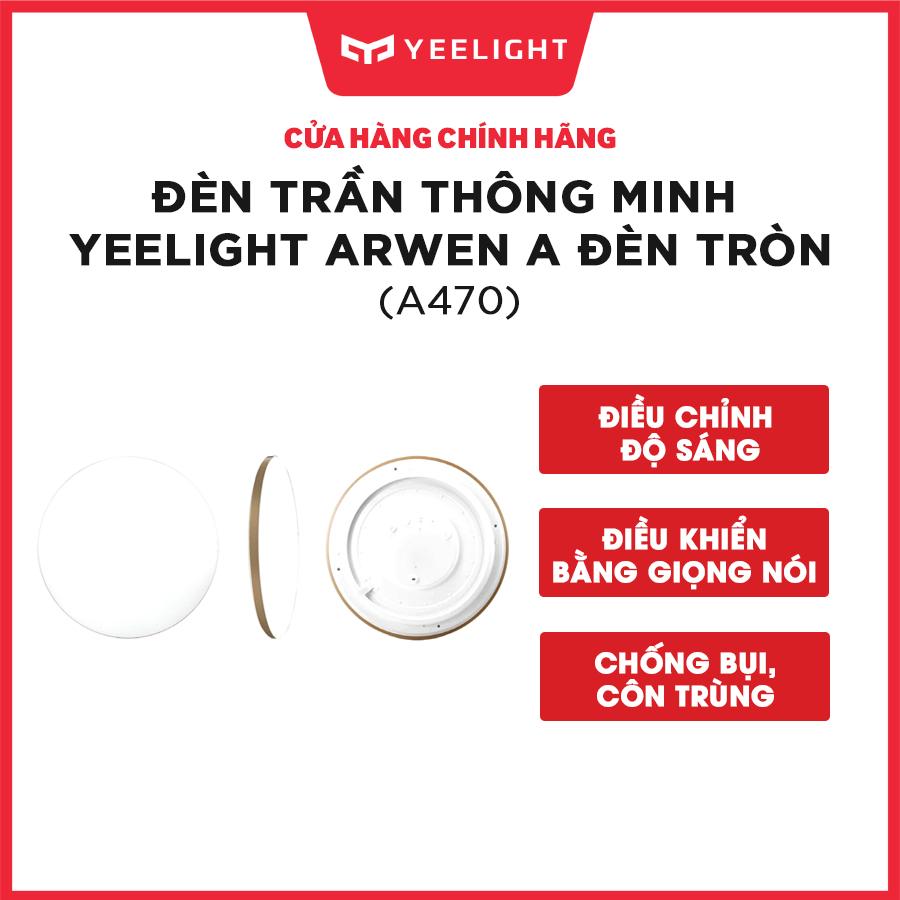 Đèn Led Ốp Trần Thông Minh Yeelight Arwen A470 có viền Led - Hàng Chính Hãng BH 12 Tháng