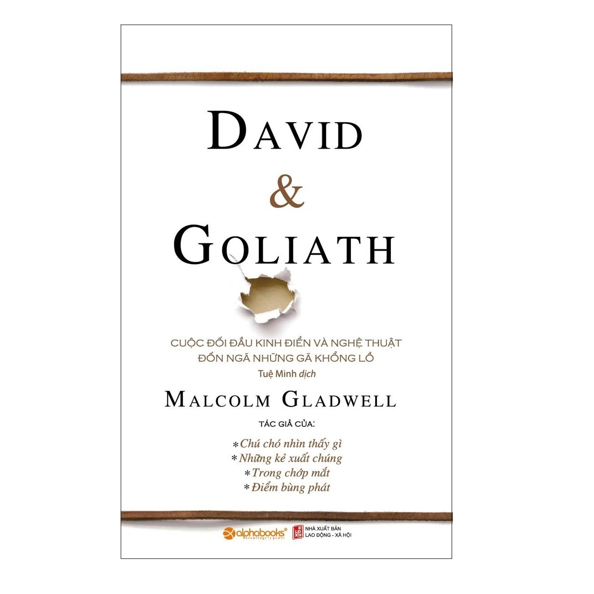 Combo Sách Tư Duy - Kỹ Năng Sống : David & Goliath + Tôi Lựa Chọn Chính Mình