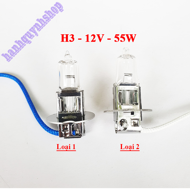 Bóng đèn ô tô H3 12V 55W con cú sợi tóc Halogen