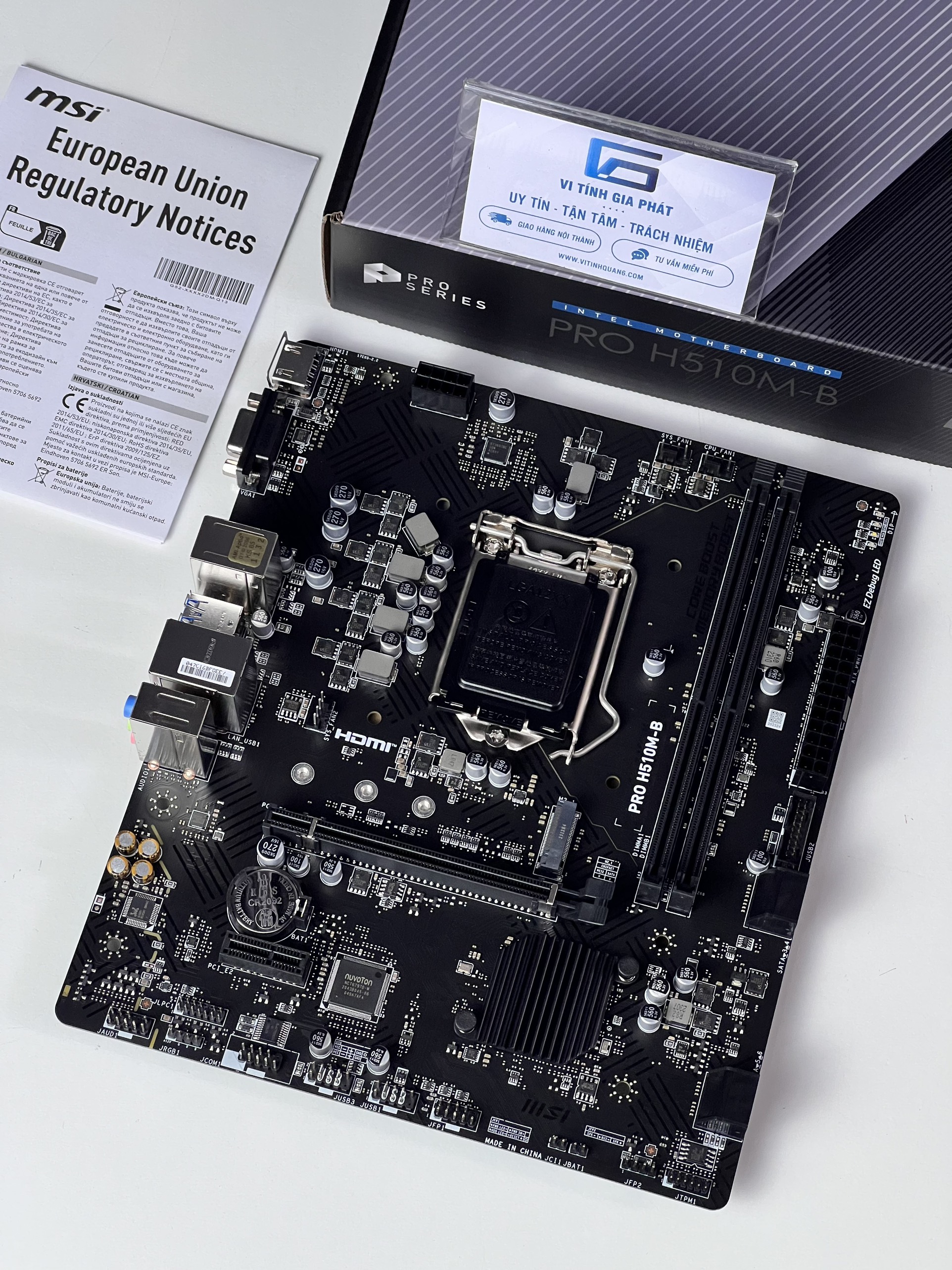 MAINBOARD MSI H510M-B (VGA, HDMI, LGA1200) - Hàng chính hãng