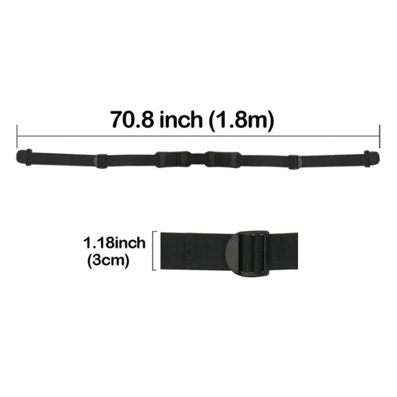 Garbage Strap Trash Can Lid Lock, Nylon Strap with Mount Screws, Dustbins Lock Strap, Garbage Can Security Strap for Outdoor Road Garbage Can