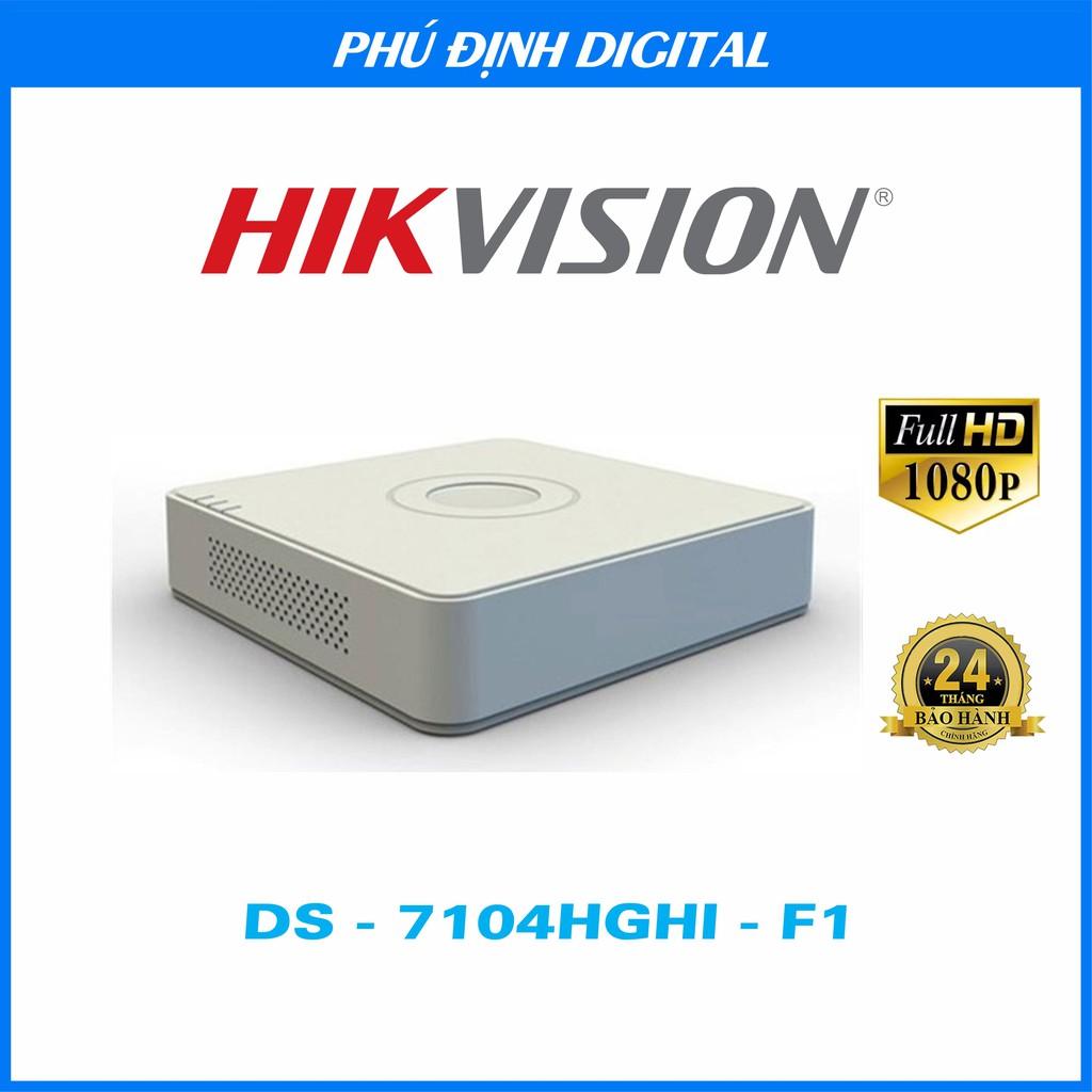 Đầu Ghi Camera Hikvision Cổng xuất hình ảnh HDMI &amp; VGA 1080P - Hàng Chính Hãng