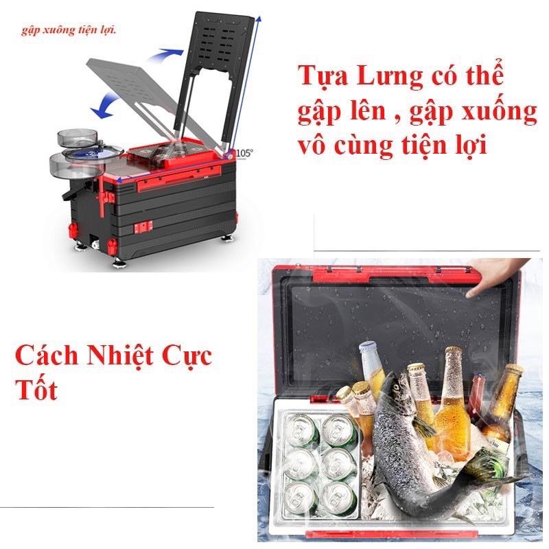 Thùng câu đài địa hình đa năng
