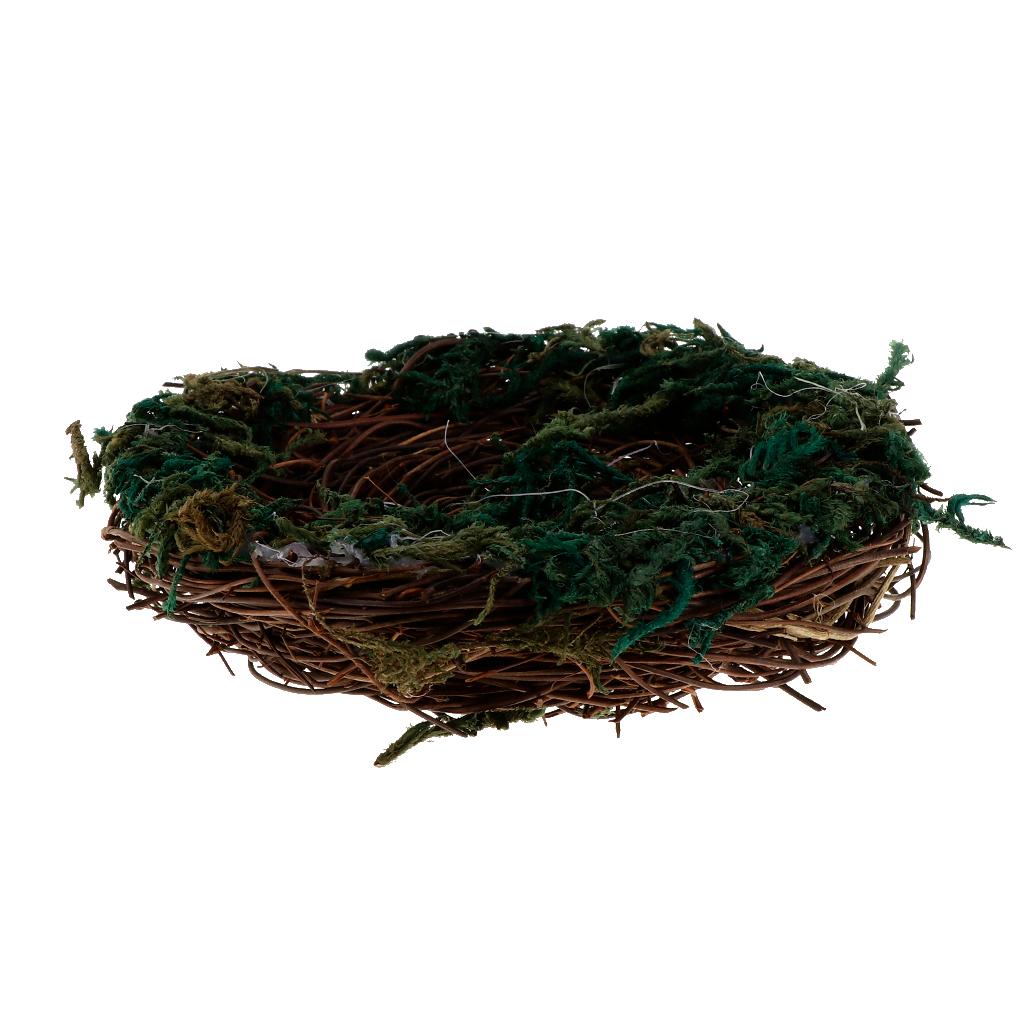 Bird Nest Handmade Vine Rattan Bed Nature for Parrots Cockatiel A:12cm
