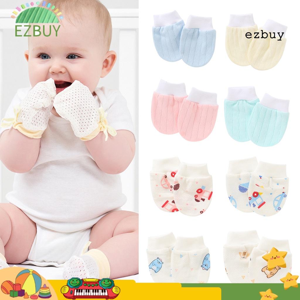 Vớ cotton bảo vệ tay chống trầy xước cho bé sơ sinh