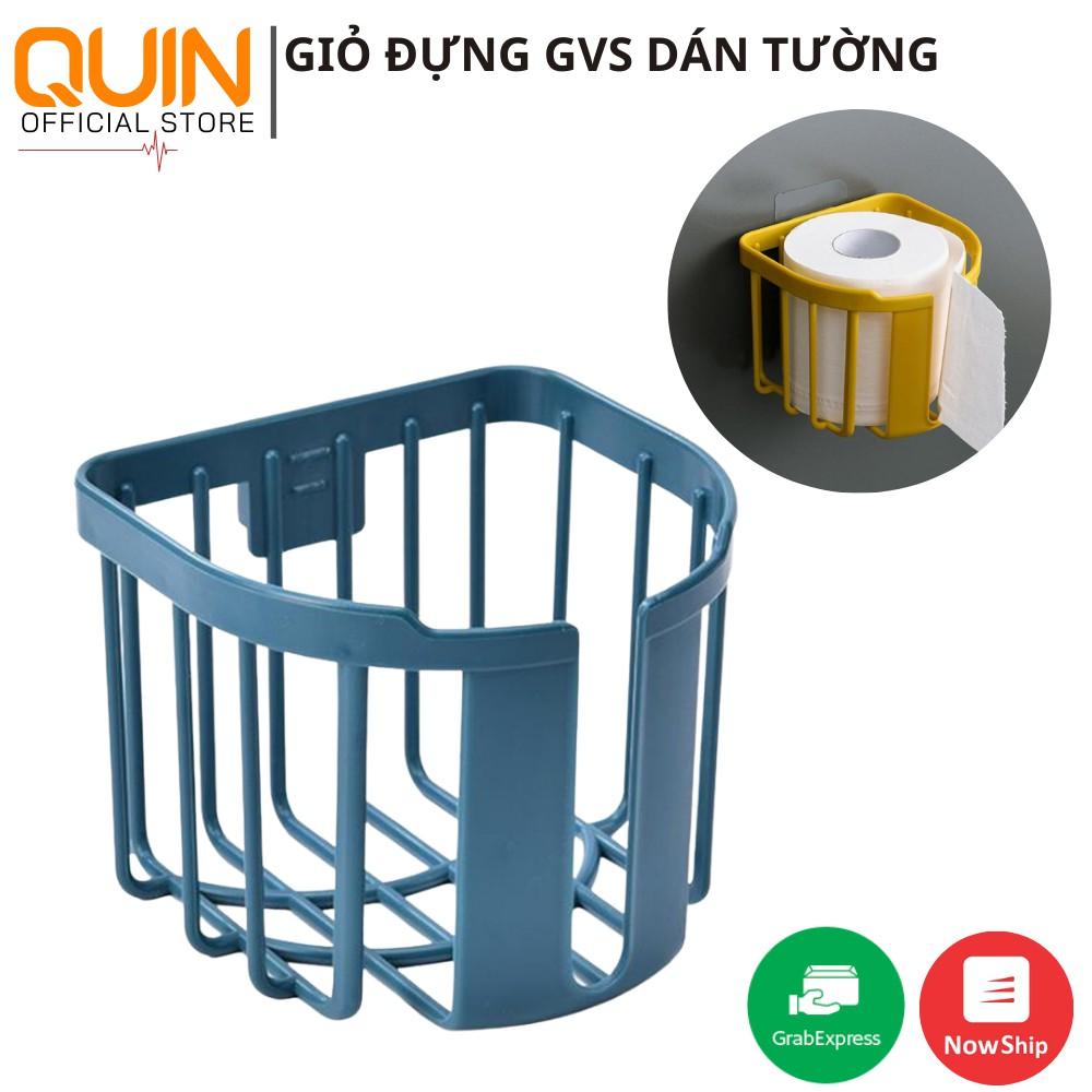 Giỏ Nhựa Đựng Giấy Vệ Sinh Dán Tường Đa Năng