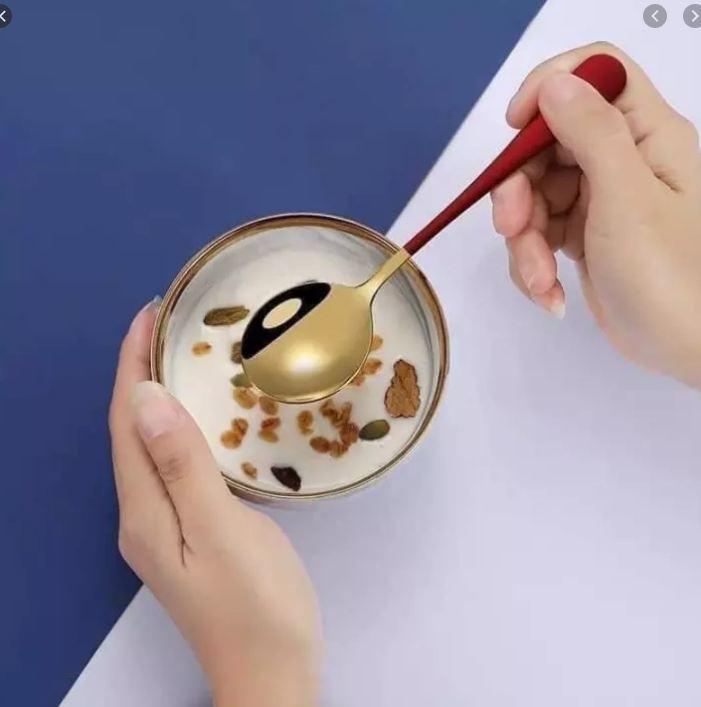 Set 5 Thìa Mạ Vàng Sang Trọng - Giao Hàng Toàn Quốc