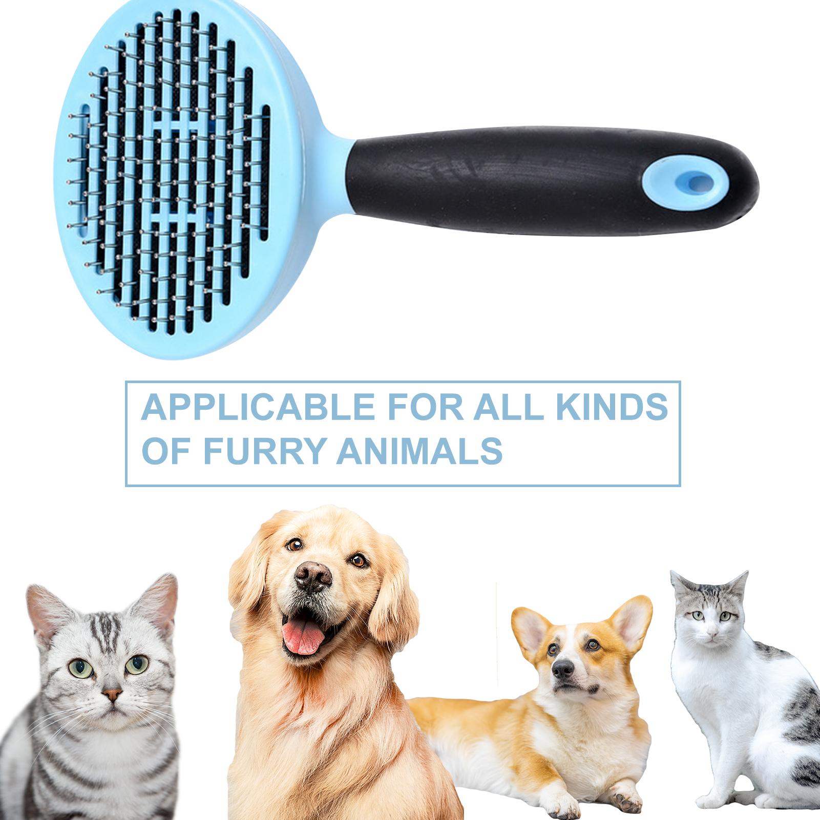 Bàn chải lông thú cưng bằng thép không gỉ cho