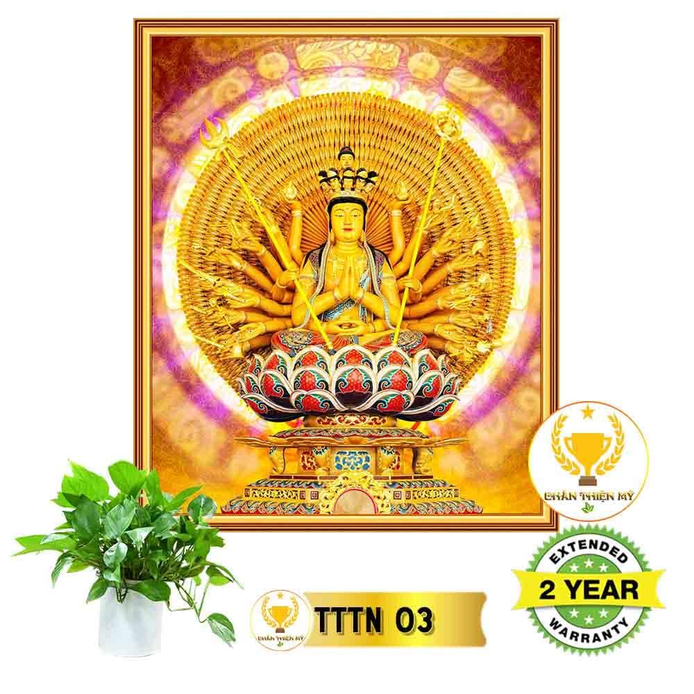 Tranh Phật Thiên Thủ Thiên Nhãn có khung_TTTN1