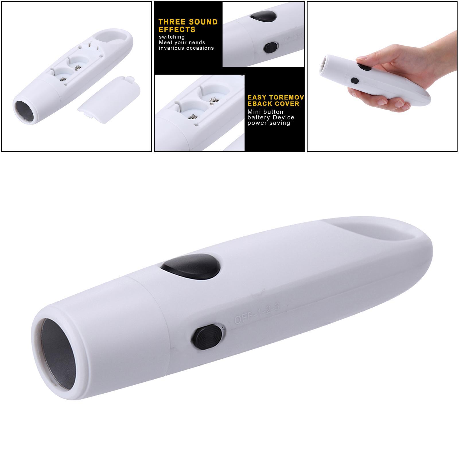 Electronic Electric Whistle w/ Lanyard Hiking Boating White